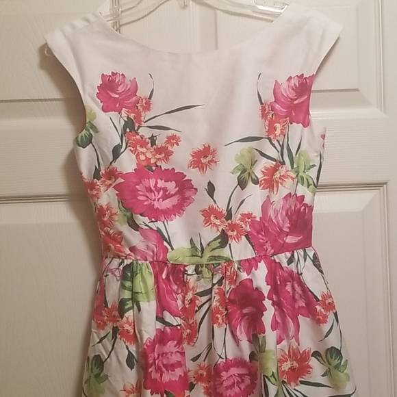 Eliza J Cotton Floral Sleeveless Sheath Dress - Picture 6 of 13